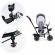Tricicleta cu sezut rotativ ecotoys jm-066-9 - gri