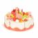 Set tort aniversar cu accesorii, 82 de elemente, ecotoys hc417716