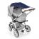 Copertina pentru protectie solara uv 50+, parasolar pentru carucior de copii, model universal, bleumarin, reer shinesafe bleu