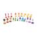 Set de 42 forme din lemn colorate pentru activitati educative - comorile padurii