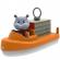 Set de joaca cu apa aquaplay aquaplay'n go waterway