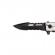 Briceag tip pistol, ideallstore®, 18 cm, argintiu