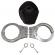 Catuse cu balama ideallstore®, tight lock, otel inoxidabil, 20 cm, husa tactica inclusa