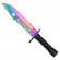 Cutit de vanatoare ideallstore®, rainbow spirit, multicolor, 32.5 cm, teaca inclusa
