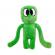 Jucarie de plus ideallstore® rainbow friends roblox, green friend, 29 cm, verde