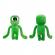 Jucarie de plus ideallstore® rainbow friends roblox, green friend, 29 cm, verde