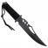 Set cutit de vanatoare extreme battle si trei cutite de aruncat, ninja assasin, ideallstore®, otel inoxidabil, teaca inclusa
