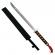 Set doua sabii, ideallstore®, japan soul, 56 cm, teaca inclusa