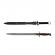 Set maceta si sabie de vanatoare, ideallstore®, otel inoxidabil, 61 cm