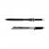 Set sabie si maceta de vanatoare, ideallstore®, argintiu, 46 cm, teaca inclusa