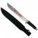 Set sabie si maceta de vanatoare, ideallstore®, negru, 45.5 cm, teaca inclusa