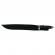 Set sabie si maceta de vanatoare, ideallstore®, negru, 45.5 cm, teaca inclusa