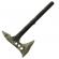 Set topor si sabie de vanatoare, ideallstore®, otel inoxidabil, 40 cm, teaca inclusa