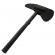 Set topor si sabie de vanatoare, ideallstore®, otel inoxidabil, 40 cm, teaca inclusa