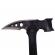 Set topor si sabie de vanatoare, ideallstore®, otel inoxidabil, negru, 39 cm, teaca inclusa