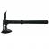 Set topor si sabie de vanatoare, ideallstore®, otel inoxidabil, negru, 39 cm