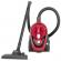 Aspirator cyclonic zass zvc 14, culoare visiniu/negru, 800w, putere la perie 200w, capacitate 2,3l, filtru hepa, clasa a