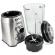 Blender de masa zass zsb 09, putere 1000w, capacitate 1,5l, cutit inox cu 6 lame, cana din sticla termorezistenta, zdrobire gheata, butoane cu iluminare led albastru, carcasa inox