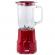 Blender de masa zass zsb 10 rl red line, 500w, vas din sticla termorezistenta de 1,5l , 5 trepte de viteza cu functie pulse, cutit cu 4 lame din inox