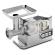 Masina de tocat cu accesoriu de rosii zass zmg 10, putere 3000w, putere nominala 1200w, toaca intre 50-70 kg/ora, roti dintate metalice, 3 discuri din inox incluse