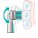 Periuta de dinti electrica trisa professional plaque clean, 8000 vibratii/min, acumulator, cod 630969