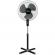 Ventilator cu picior zass zf 1604, 41cm diametru, 45 w, motor silentios si puternic, culoare negru