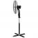 Ventilator cu picior zass zf 1604, 41cm diametru, 45 w, motor silentios si puternic, culoare negru