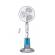 Ventilator cu telecomanda si pulverizare apa zass zmf 02 silver, 75 w, pulverizare super fina 320 ml/h, 3.2 l capacitate rezervor, 3 trepte