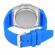 Ceas albastru electronic cu led in forma rotunda, touch, baterie inclusa