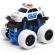 Masinuta off-road 4 x 4, monster truck, politie, alb
