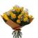 Buchet 25 de trandafiri galbeni