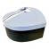 Set 3 cutii cadou de carton inima albastra