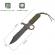 Cuțit de vânătoare full tang, ideallstore®, kaki, 34 cm