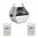 Set petrecere masina de baloane si lichid,  ideallstore®, argintiu, 10 l