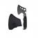 Topor multifunctional, ideallstore®, maner paracord, inox, negru