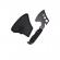 Topor multifunctional, ideallstore®, maner paracord, inox, negru