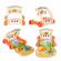 Antemergator educational 2 in 1 cu salteluta de joaca huanger he0638 portocaliu