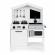 Bucatarie din lemn cu accesorii ecotoys plk563 - alb
