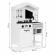 Bucatarie din lemn cu accesorii ecotoys plk563 - alb