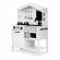 Bucatarie din lemn cu accesorii ecotoys plk563 - alb