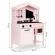 Bucatarie din lemn cu accesorii ecotoys plk563 - roz
