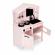 Bucatarie din lemn cu accesorii ecotoys plk563 - roz