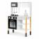 Bucatarie din lemn cu accesorii si led-uri ecotoys plk560