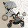 Carucior sport appekids upp ultracompact powder grey