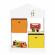 Organizator pentru jucariile copiilor in forma de casuta ecotoys zkb-3