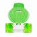 Penny board pentru copii cu lumini led - verde