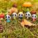 Set figurine klorofil - familia de ursuleti panda