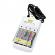 Incarcator pentru baterii tip aa/aaa, 4 sloturi, led, 220/1.2v