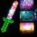 Jucarie sabie minecraft cu iluminare led si sunete, 46cm