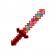 Jucarie sabie minecraft cu iluminare led si sunete, 46cm